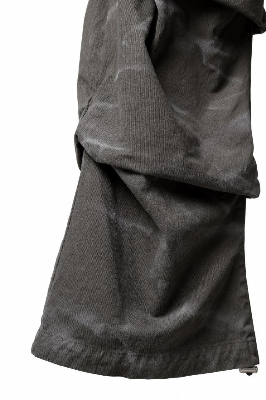 画像をギャラリービューアに読み込む, A.F ARTEFACT TUCK VOLUME BAGGY PANTS / VINTAGE DYED (KHAKI)