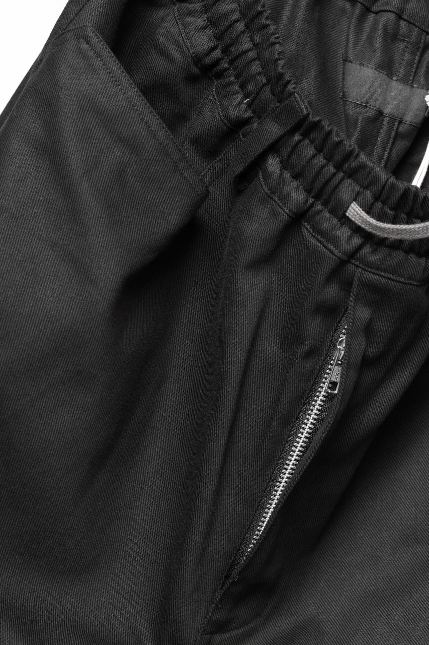 画像をギャラリービューアに読み込む, A.F ARTEFACT EXTREME WIDE CARGO PANTS / STRETCH TWILL (BLACK)