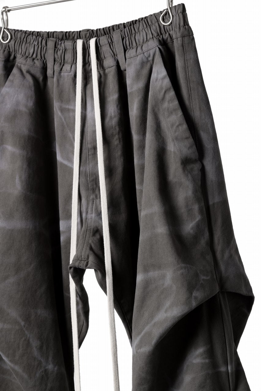 画像をギャラリービューアに読み込む, A.F ARTEFACT TUCK VOLUME BAGGY PANTS / VINTAGE DYED (KHAKI)