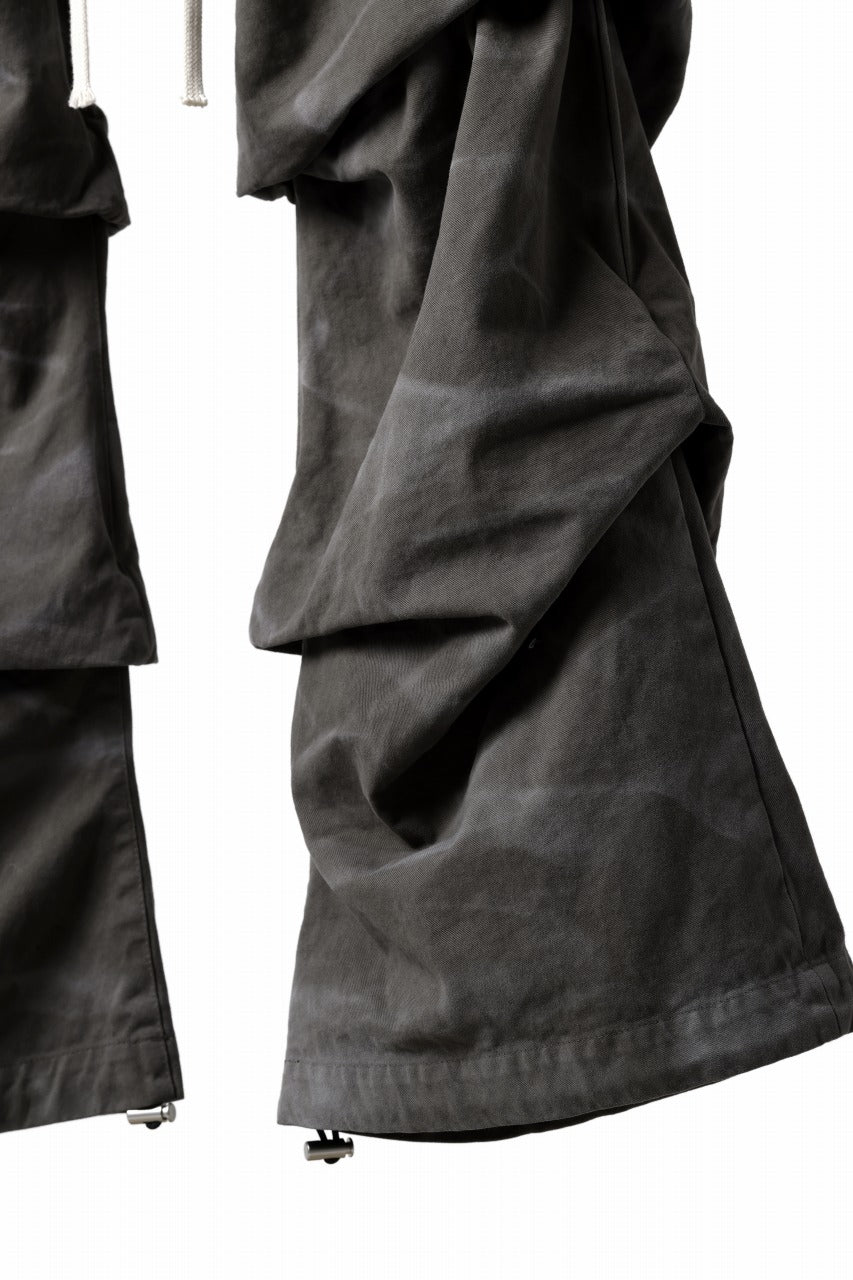画像をギャラリービューアに読み込む, A.F ARTEFACT TUCK VOLUME BAGGY PANTS / VINTAGE DYED (KHAKI)