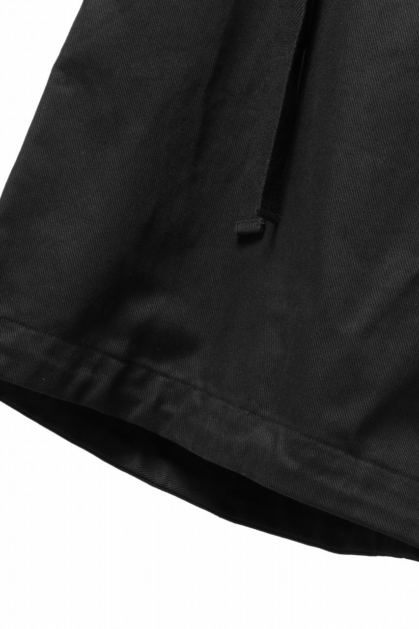 画像をギャラリービューアに読み込む, A.F ARTEFACT EXTREME WIDE CARGO PANTS / STRETCH TWILL (BLACK)