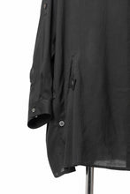 画像をギャラリービューアに読み込む, Y's for men BIG SHIRT / CELLULOSE LAWN (BLACK)