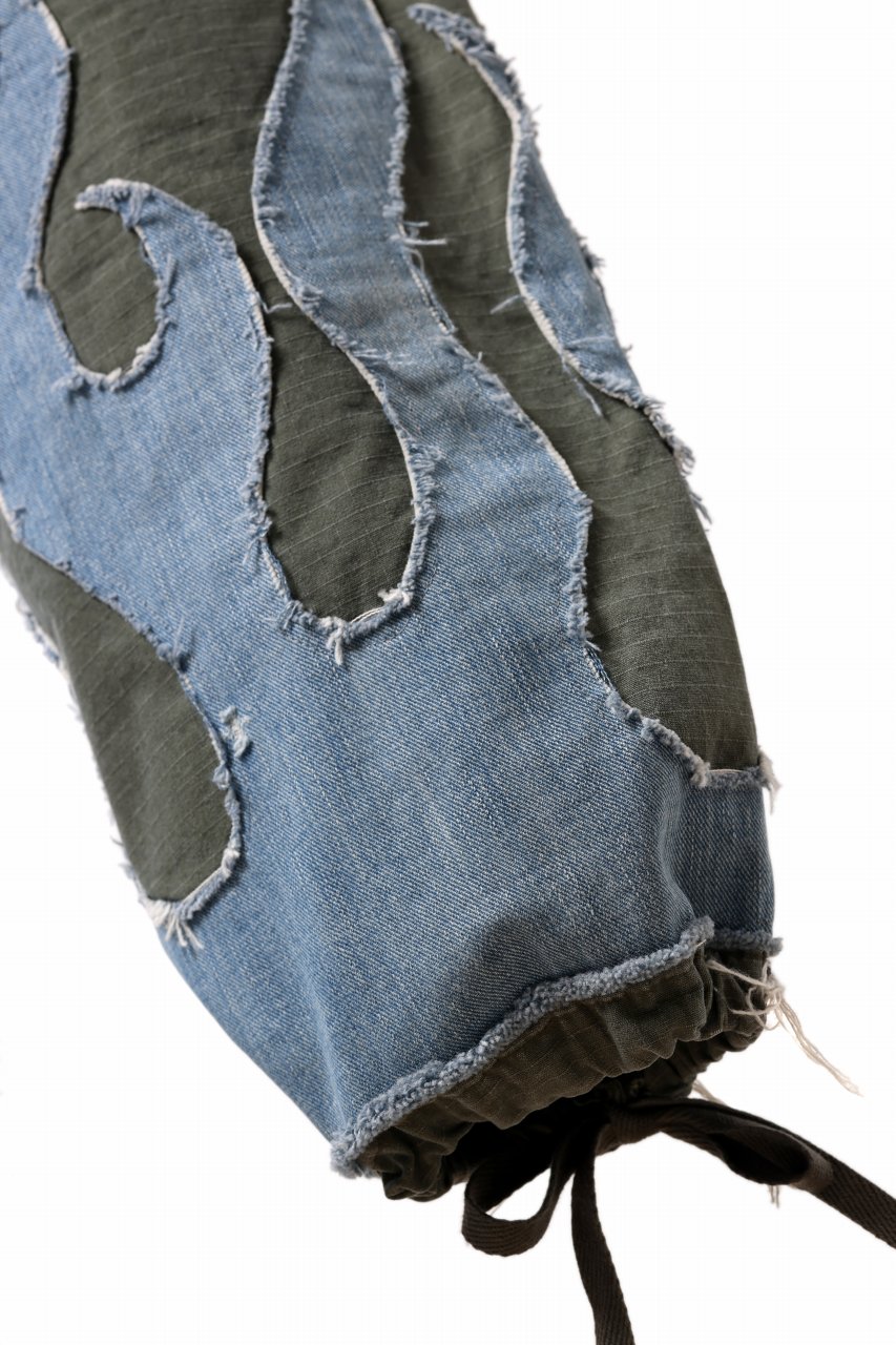 画像をギャラリービューアに読み込む, MASSIMO SABBADIN ARMY CARGO PANTS wt. FLAME DETAIL (ap)