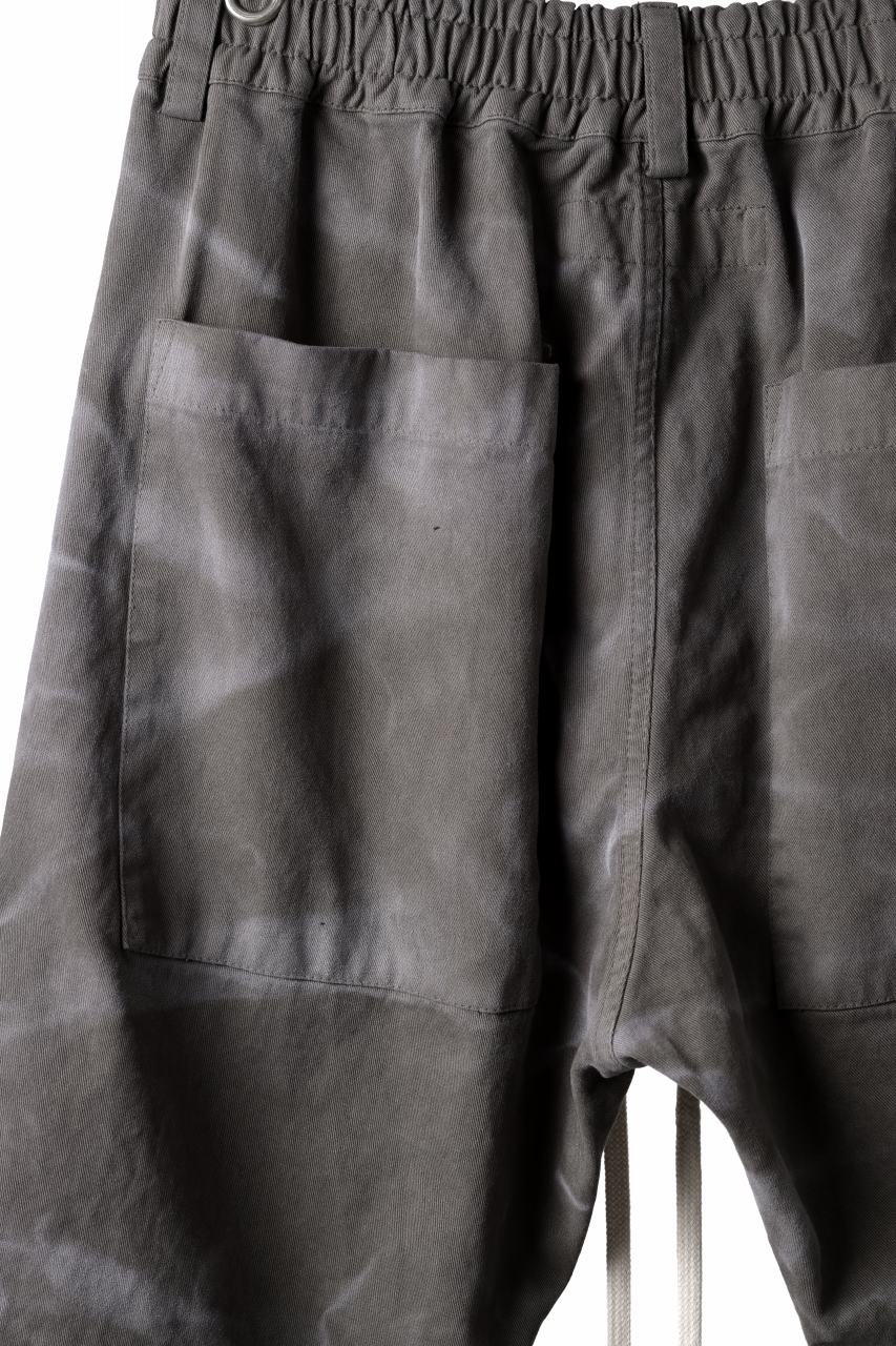 画像をギャラリービューアに読み込む, A.F ARTEFACT TUCK VOLUME BAGGY PANTS / VINTAGE DYED (KHAKI)