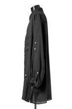 画像をギャラリービューアに読み込む, Y's for men BIG SHIRT / CELLULOSE LAWN (BLACK)