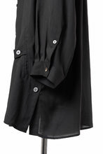 画像をギャラリービューアに読み込む, Y's for men BIG SHIRT / CELLULOSE LAWN (BLACK)