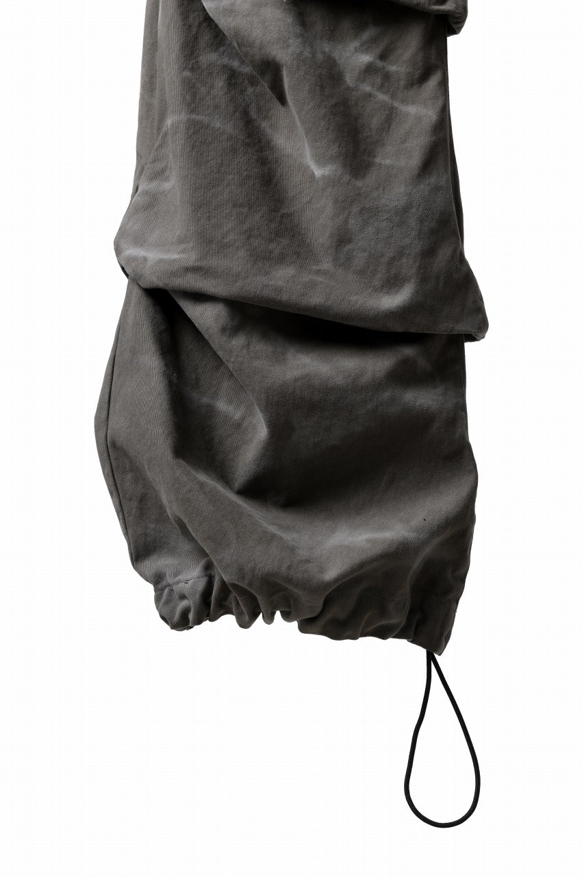 画像をギャラリービューアに読み込む, A.F ARTEFACT TUCK VOLUME BAGGY PANTS / VINTAGE DYED (KHAKI)