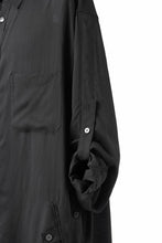 画像をギャラリービューアに読み込む, Y's for men BIG SHIRT / CELLULOSE LAWN (BLACK)