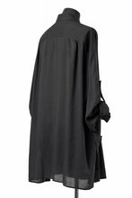 画像をギャラリービューアに読み込む, Y's for men BIG SHIRT / CELLULOSE LAWN (BLACK)
