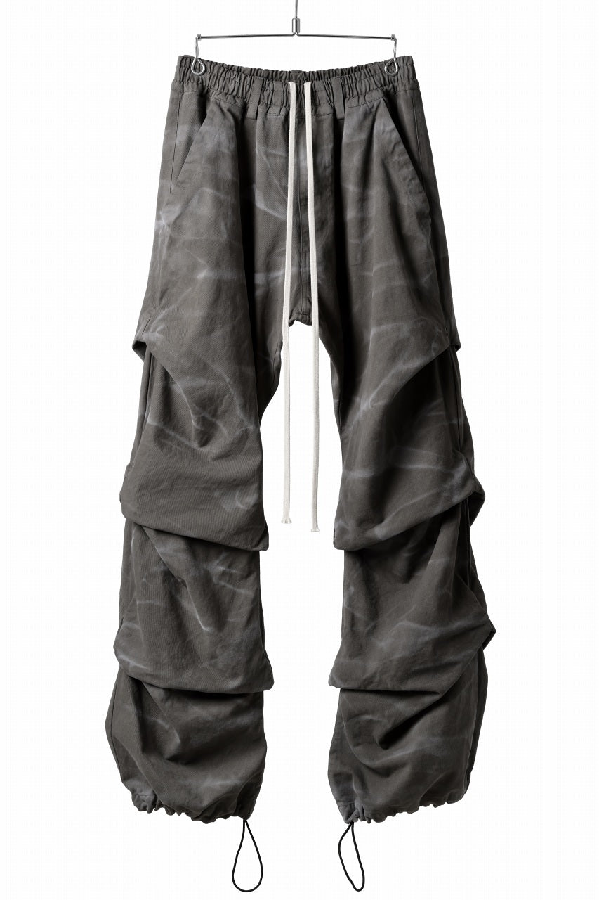 画像をギャラリービューアに読み込む, A.F ARTEFACT TUCK VOLUME BAGGY PANTS / VINTAGE DYED (KHAKI)