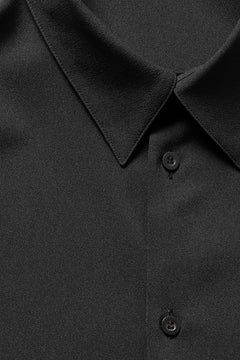 画像をギャラリービューアに読み込む, D-VEC QD LINEN LIKE PL L/S SHIRT (BLACK)