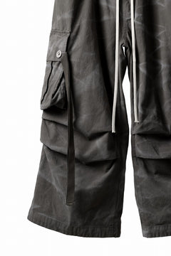 画像をギャラリービューアに読み込む, A.F ARTEFACT EXTREME WIDE CARGO PANTS / VINTAGE DYED (KHAKI)