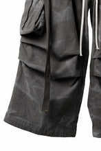 画像をギャラリービューアに読み込む, A.F ARTEFACT EXTREME WIDE CARGO PANTS / VINTAGE DYED (KHAKI)