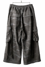 画像をギャラリービューアに読み込む, A.F ARTEFACT EXTREME WIDE CARGO PANTS / VINTAGE DYED (KHAKI)