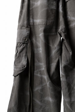 画像をギャラリービューアに読み込む, A.F ARTEFACT EXTREME WIDE CARGO PANTS / VINTAGE DYED (KHAKI)