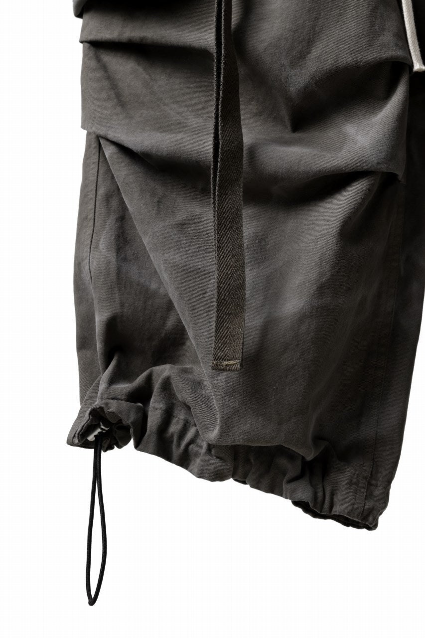 画像をギャラリービューアに読み込む, A.F ARTEFACT EXTREME WIDE CARGO PANTS / VINTAGE DYED (KHAKI)