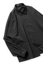 画像をギャラリービューアに読み込む, D-VEC QD LINEN LIKE PL L/S SHIRT (BLACK)