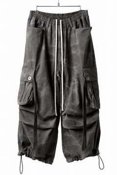 画像をギャラリービューアに読み込む, A.F ARTEFACT EXTREME WIDE CARGO PANTS / VINTAGE DYED (KHAKI)
