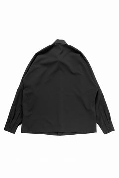 画像をギャラリービューアに読み込む, D-VEC QD LINEN LIKE PL L/S SHIRT (BLACK)