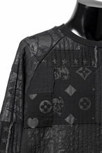 画像をギャラリービューアに読み込む, MASSIMO SABBADIN exclusive BORO SWEAT PULLOVER (black)