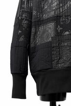 画像をギャラリービューアに読み込む, MASSIMO SABBADIN exclusive BORO SWEAT PULLOVER (black)