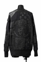 画像をギャラリービューアに読み込む, MASSIMO SABBADIN exclusive BORO SWEAT PULLOVER (black)