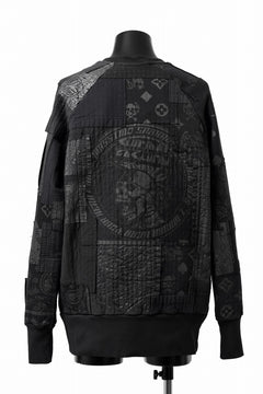 画像をギャラリービューアに読み込む, MASSIMO SABBADIN exclusive BORO SWEAT PULLOVER (black)
