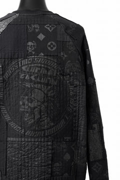 画像をギャラリービューアに読み込む, MASSIMO SABBADIN exclusive BORO SWEAT PULLOVER (black)