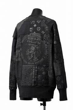 画像をギャラリービューアに読み込む, MASSIMO SABBADIN exclusive BORO SWEAT PULLOVER (black)