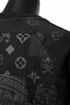 画像をギャラリービューアに読み込む, MASSIMO SABBADIN exclusive BORO SWEAT PULLOVER (black)