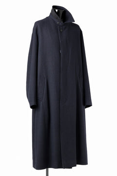 画像をギャラリービューアに読み込む, Y's for men  SOUTIEN COLLAR COAT / SMOOTH FLANNEL (NAVY)