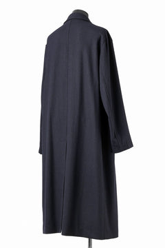 画像をギャラリービューアに読み込む, Y's for men  SOUTIEN COLLAR COAT / SMOOTH FLANNEL (NAVY)