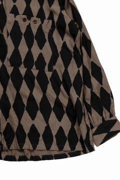 画像をギャラリービューアに読み込む, Aleksandr Manamis exclusive HARLEQUIN SHORT COLLAR REGULAR SHIRT (HARLEQUIN)