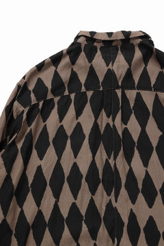 画像をギャラリービューアに読み込む, Aleksandr Manamis exclusive HARLEQUIN SHORT COLLAR REGULAR SHIRT (HARLEQUIN)
