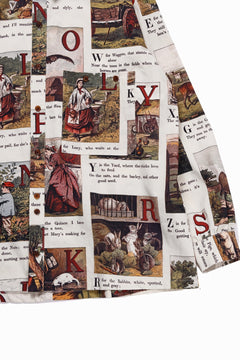 画像をギャラリービューアに読み込む, Aleksandr Manamis exclusive BIRD CHILDREN SHORT COLLAR REGULAR SHIRT (L'ALPHABET)