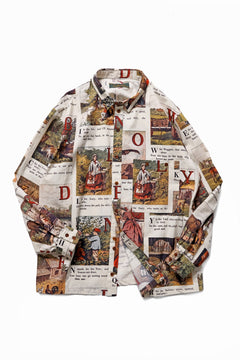 画像をギャラリービューアに読み込む, Aleksandr Manamis exclusive BIRD CHILDREN SHORT COLLAR REGULAR SHIRT (L'ALPHABET)