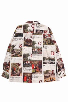 画像をギャラリービューアに読み込む, Aleksandr Manamis exclusive BIRD CHILDREN SHORT COLLAR REGULAR SHIRT (L'ALPHABET)