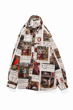 画像をギャラリービューアに読み込む, Aleksandr Manamis exclusive BIRD CHILDREN SHORT COLLAR REGULAR SHIRT (L'ALPHABET)