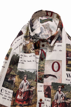 画像をギャラリービューアに読み込む, Aleksandr Manamis exclusive BIRD CHILDREN SHORT COLLAR REGULAR SHIRT (L'ALPHABET)