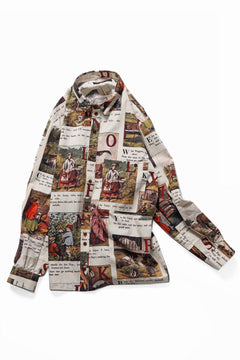 画像をギャラリービューアに読み込む, Aleksandr Manamis exclusive BIRD CHILDREN SHORT COLLAR REGULAR SHIRT (L'ALPHABET)