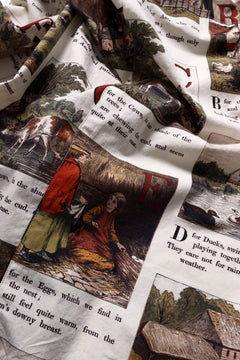 画像をギャラリービューアに読み込む, Aleksandr Manamis exclusive BIRD CHILDREN SHORT COLLAR REGULAR SHIRT (L'ALPHABET)