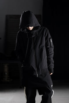 画像をギャラリービューアに読み込む, thom/krom MA-1 JACKET / ELASTIC NYLON + WARM PADDED (BLACK)