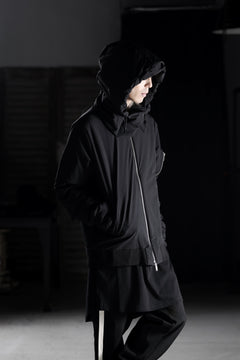 画像をギャラリービューアに読み込む, thom/krom MA-1 JACKET / ELASTIC NYLON + WARM PADDED (BLACK)