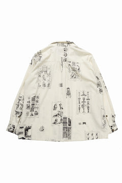 画像をギャラリービューアに読み込む, Aleksandr Manamis LES CREATURES SHORT COLLAR REGULAR SHIRT (ORNAMENT)