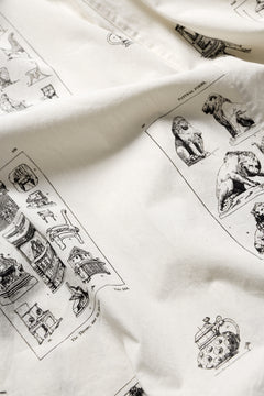 画像をギャラリービューアに読み込む, Aleksandr Manamis LES CREATURES SHORT COLLAR REGULAR SHIRT (ORNAMENT)