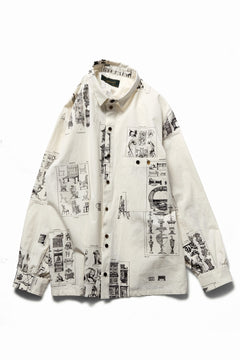 画像をギャラリービューアに読み込む, Aleksandr Manamis LES CREATURES SHORT COLLAR REGULAR SHIRT (ORNAMENT)