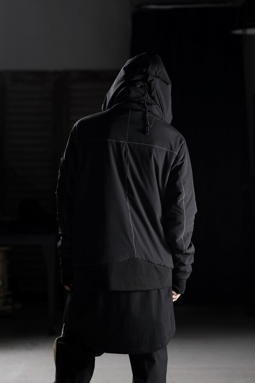 画像をギャラリービューアに読み込む, thom/krom MA-1 JACKET / ELASTIC NYLON + WARM PADDED (BLACK)