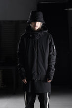 画像をギャラリービューアに読み込む, thom/krom MA-1 JACKET / ELASTIC NYLON + WARM PADDED (BLACK)