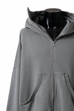 画像をギャラリービューアに読み込む, entire studios FULL ZIP SWEAT PARKA (RHINO)