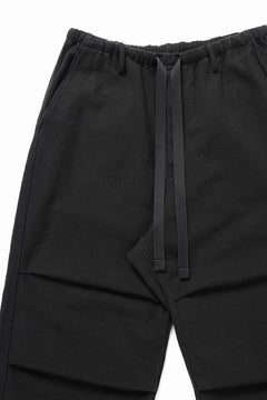 Load image into Gallery viewer, sus-sous exclusive wide pants / 10/2 linen cotton hop suck (BLACK)